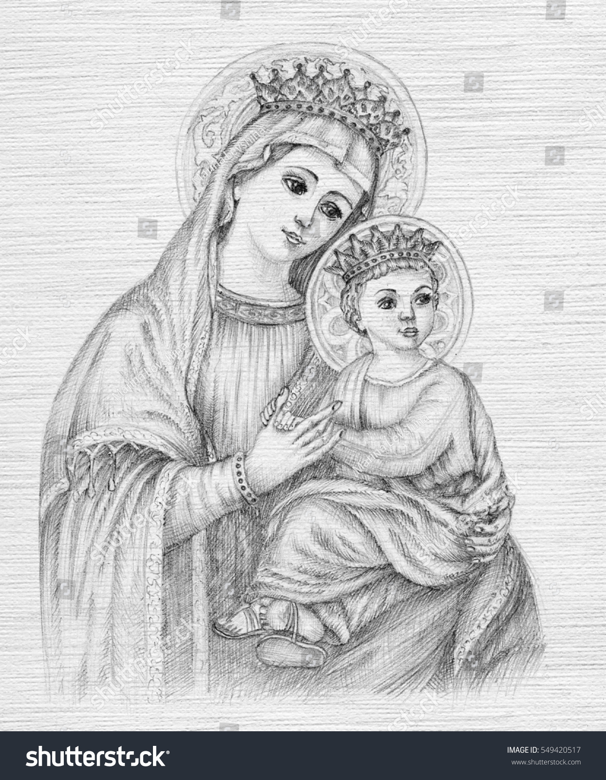 The Holy Virgin Mary Stock Photo 549420517 : Shutterstock