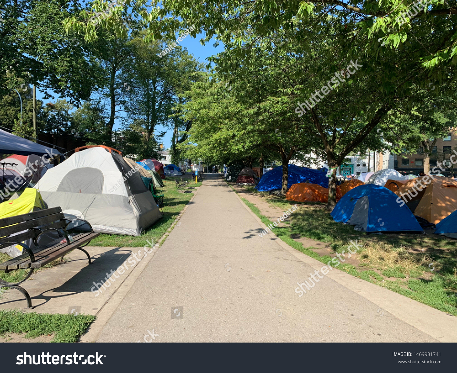 Homeless Housing Shortage Epidemic Continues Grow Stock Photo Edit Now