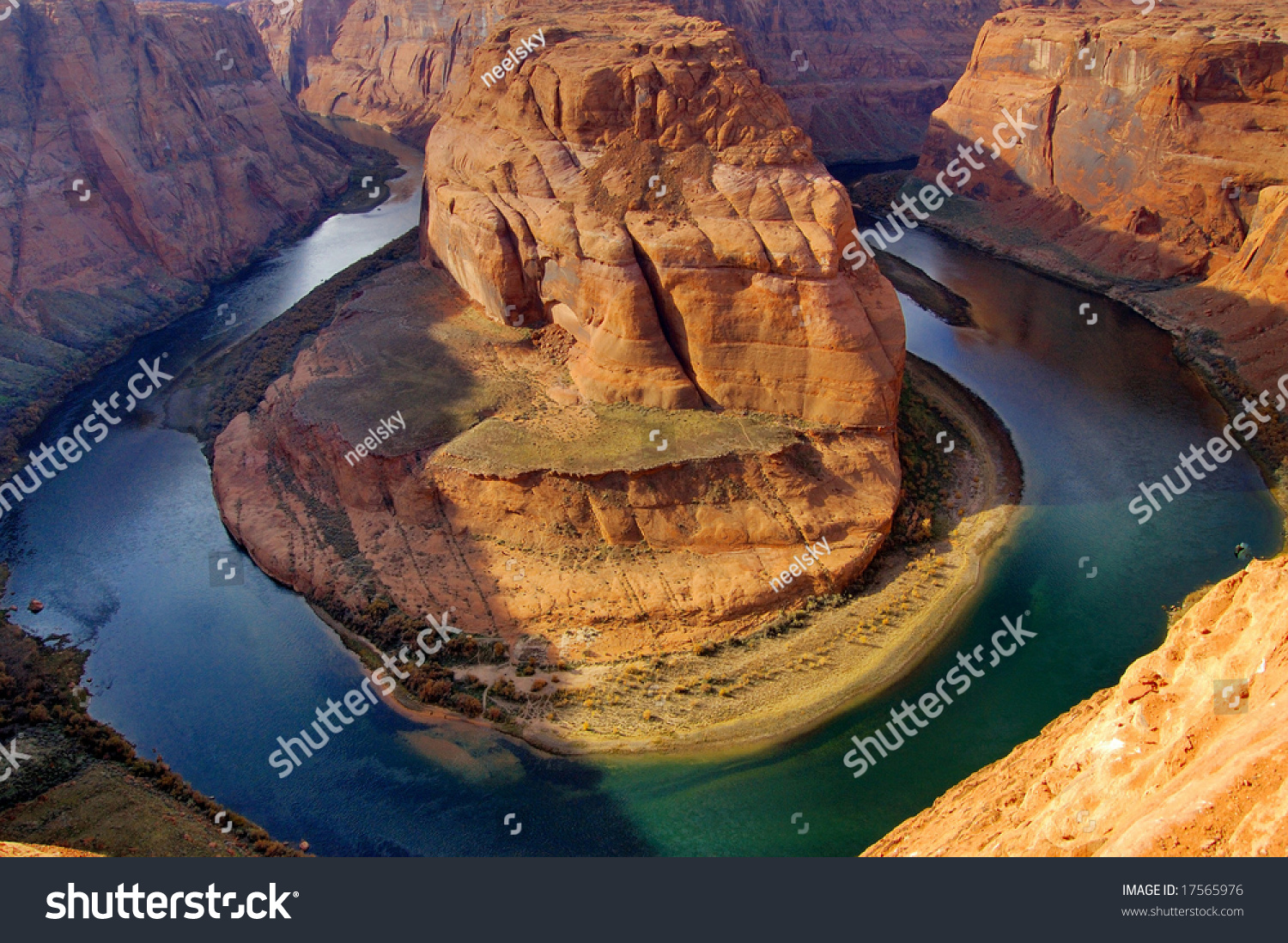 Horseshoe Bend Utah Near Lake Powell Stock Photo Edit Now