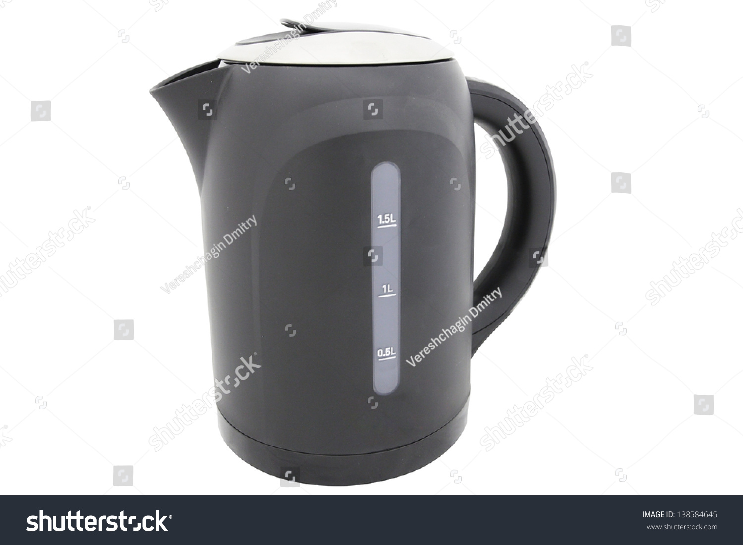 The Image Of Electric Kettle Under The White Background Stock Photo ...