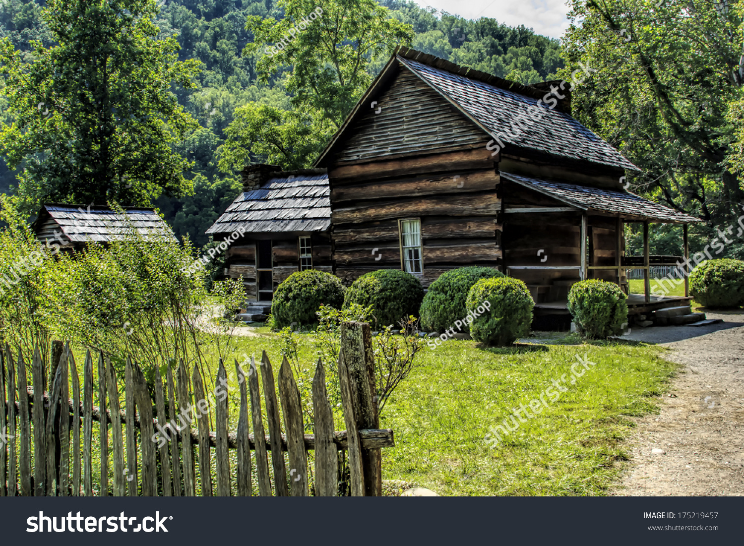 John Davis Cabin Built 1900 Great Stock Photo Edit Now 175219457