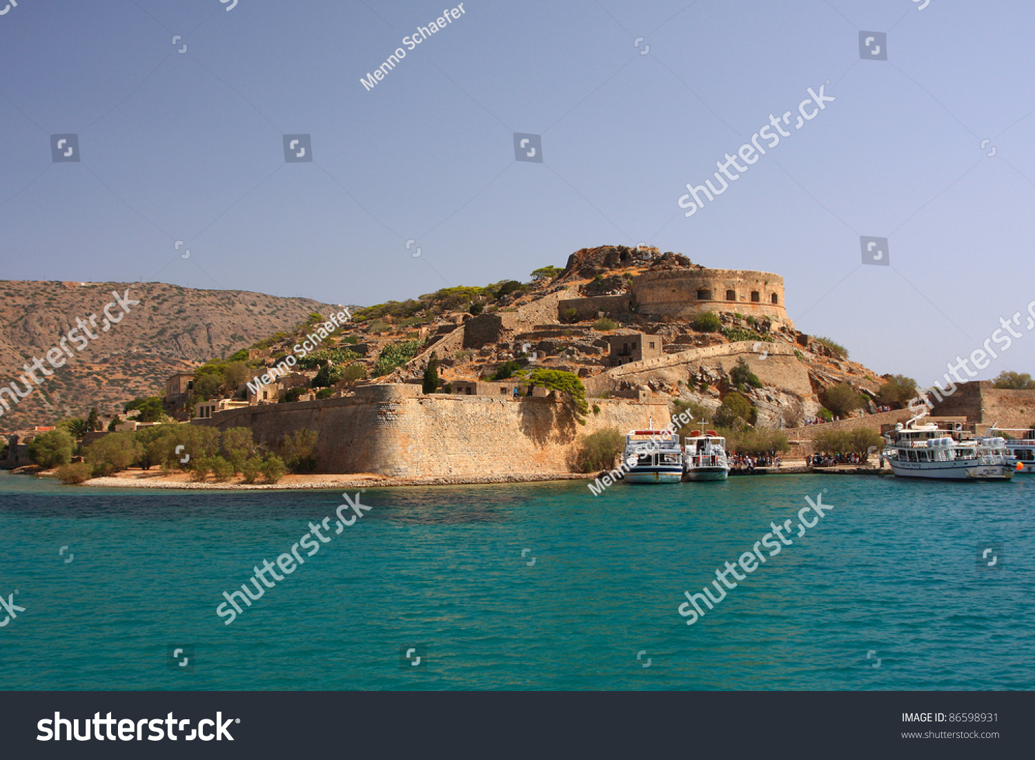 The Leprosy Island Spinalonga Stock Photo 86598931 : Shutterstock