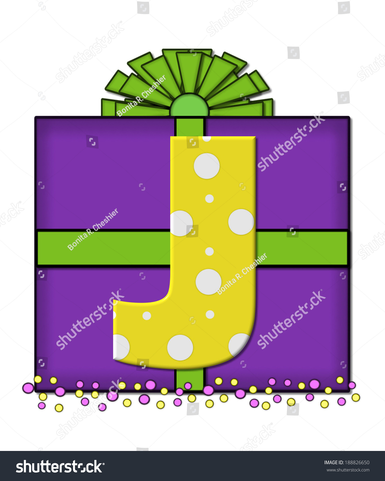 letter-j-alphabet-set-birthday-box-stock-illustration-188826650