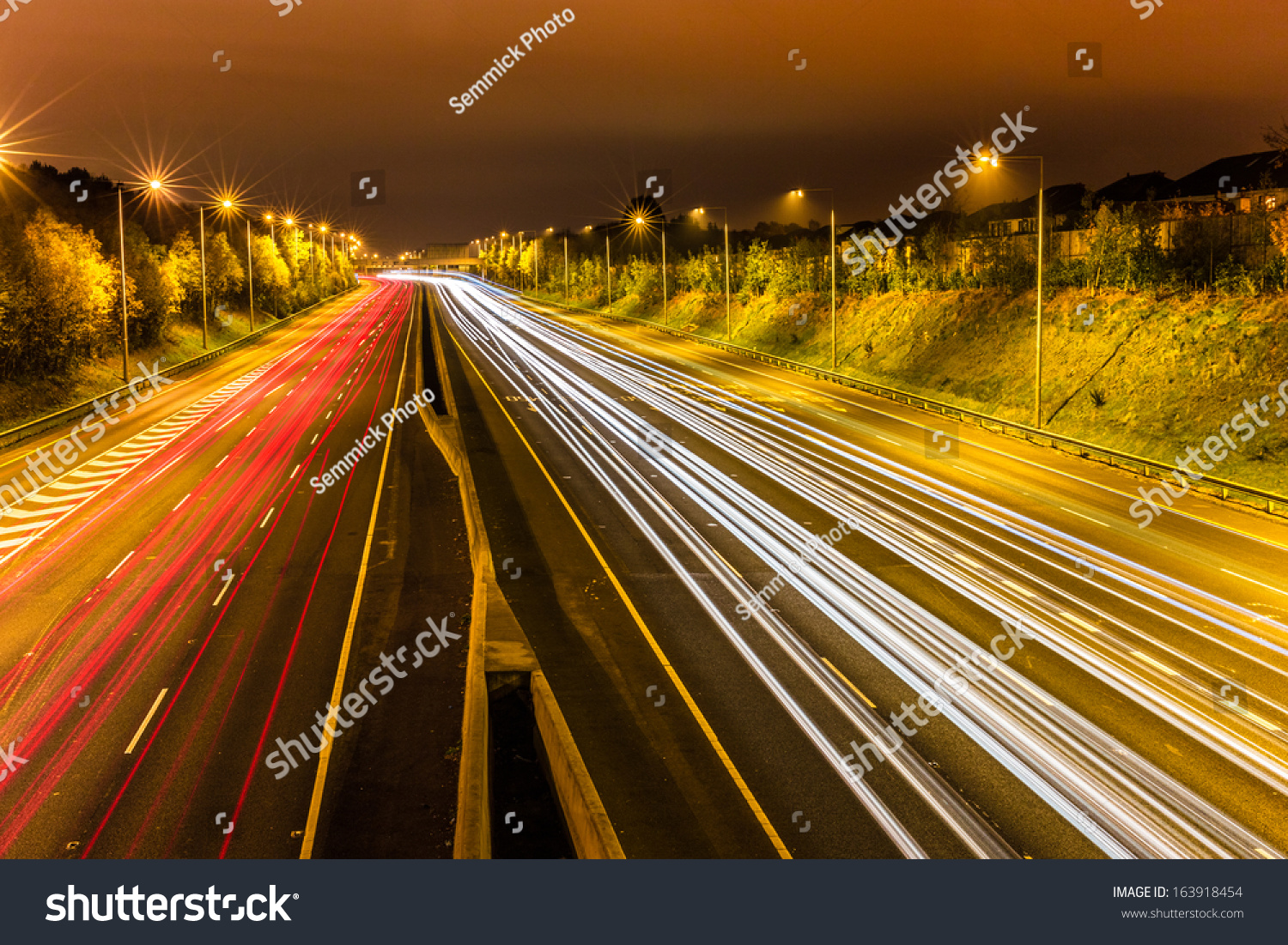 M50 Motorway Motorway Ireland Running Cshaped Stock Photo 163918454 