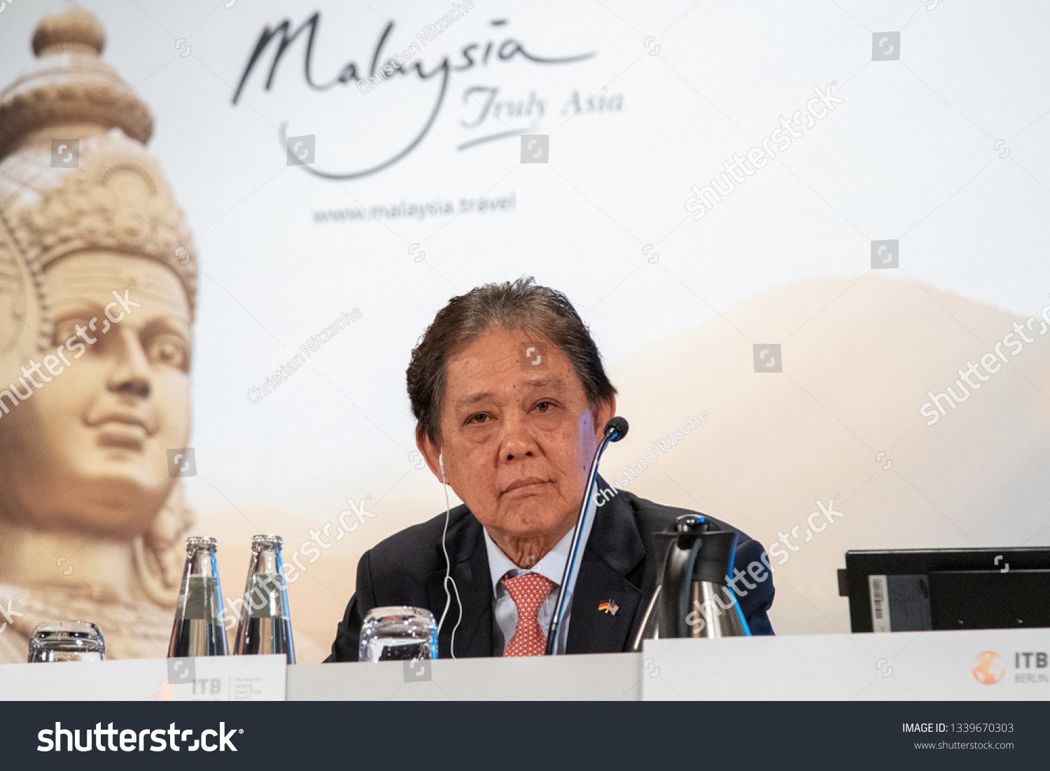 Malaysian Tourism Minister Datuk Mohamaddin Bin Stock Photo Edit Now 1339670303