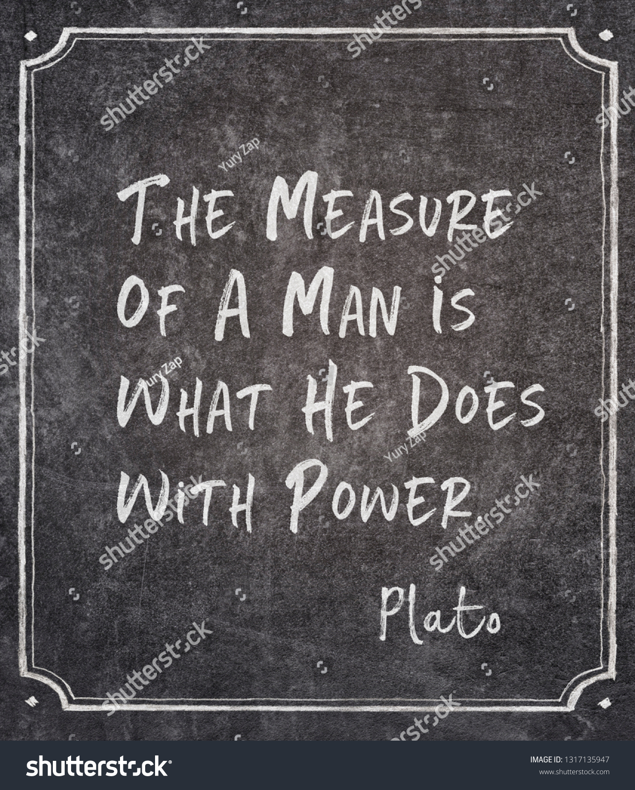 Measure Man What He Does Power Stock Illustration 1317135947