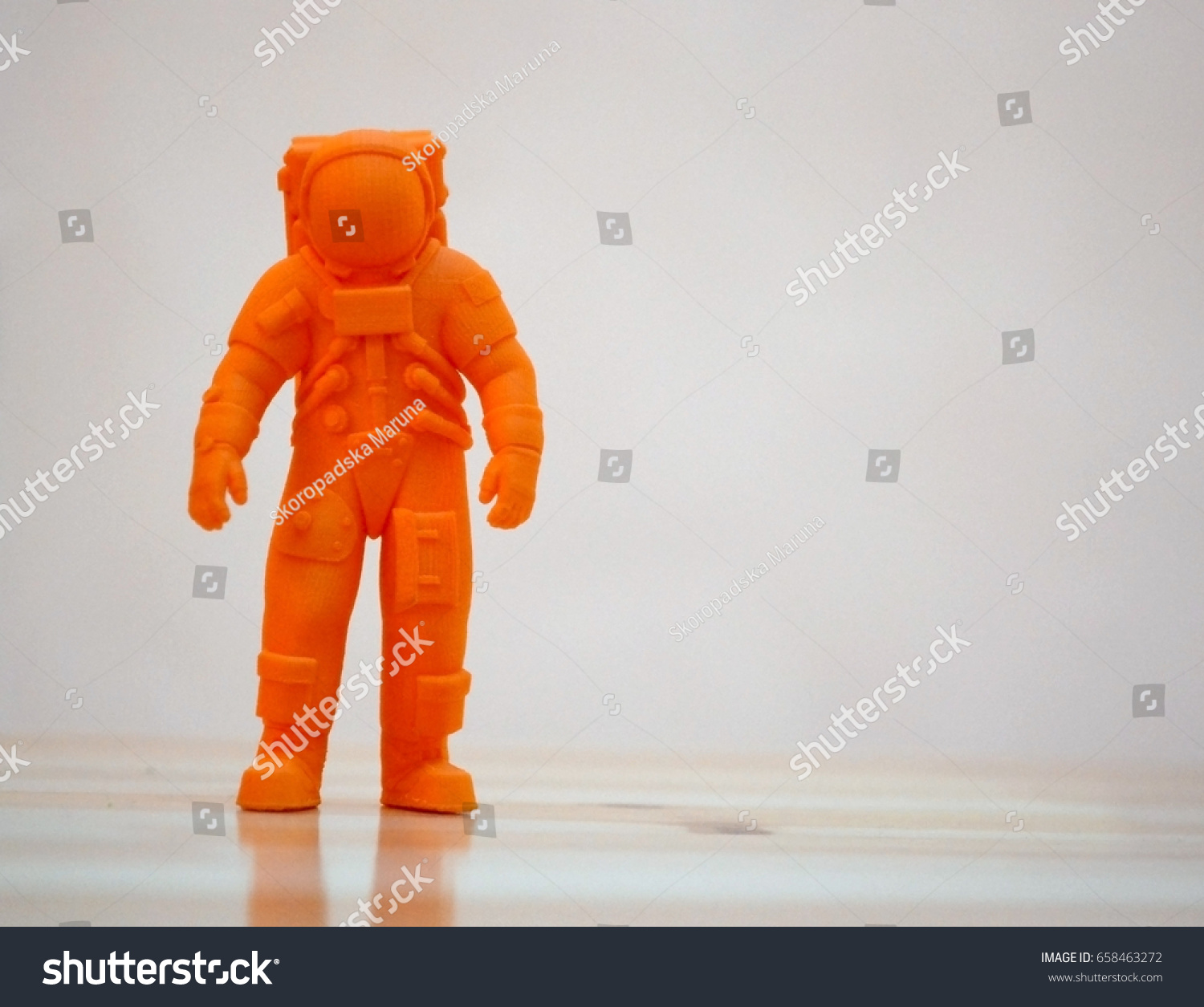 Model Printed On 3d Printer Object Technology Stock Image 658463272