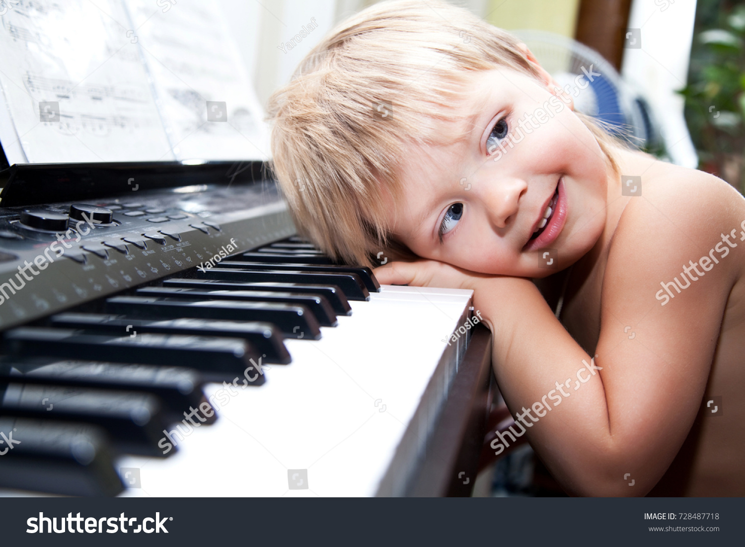 Naked young blond boy photo 395