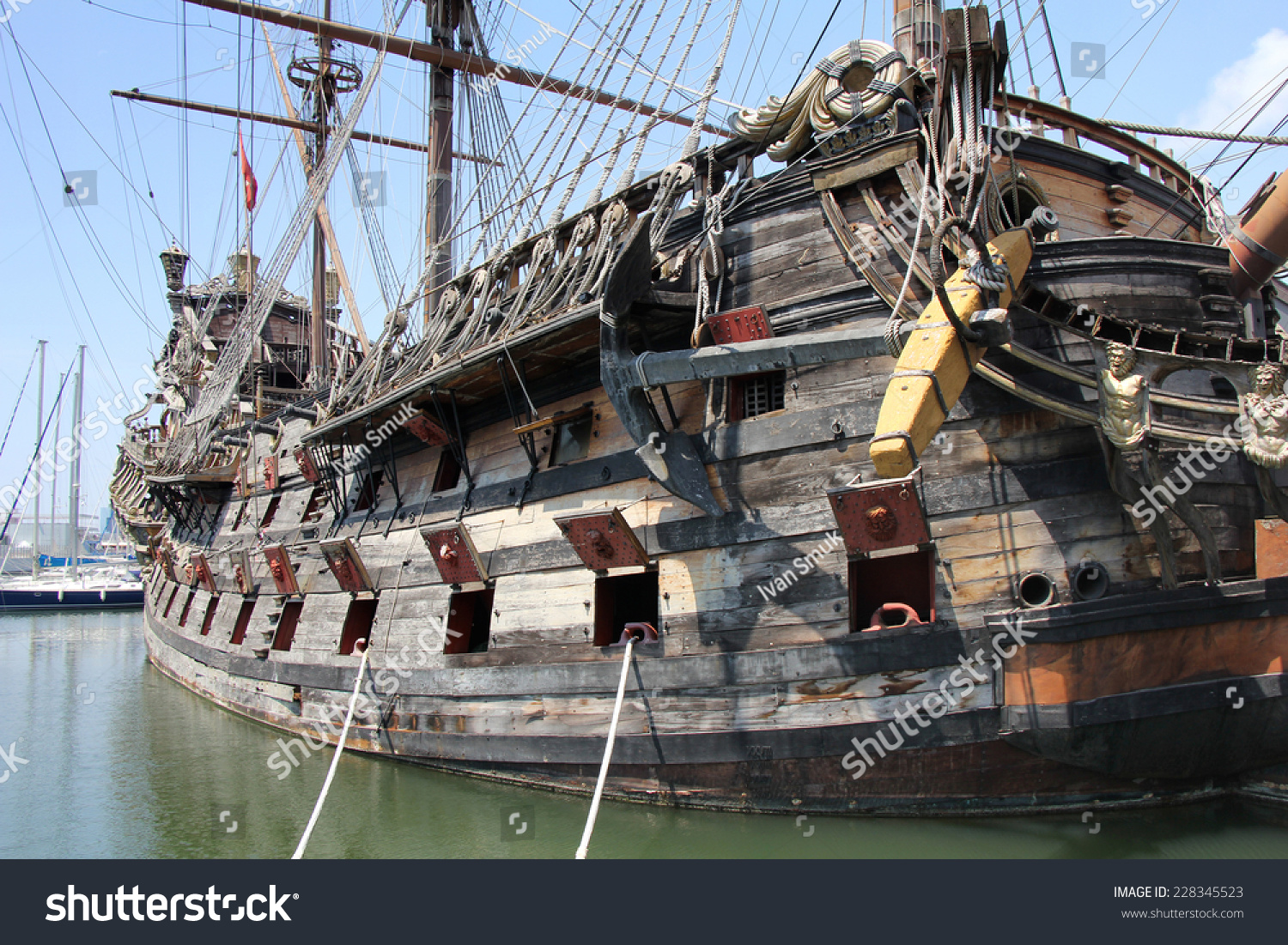 Neptune Galleon Tourist Attraction Old Port Stock Photo (Edit Now ...