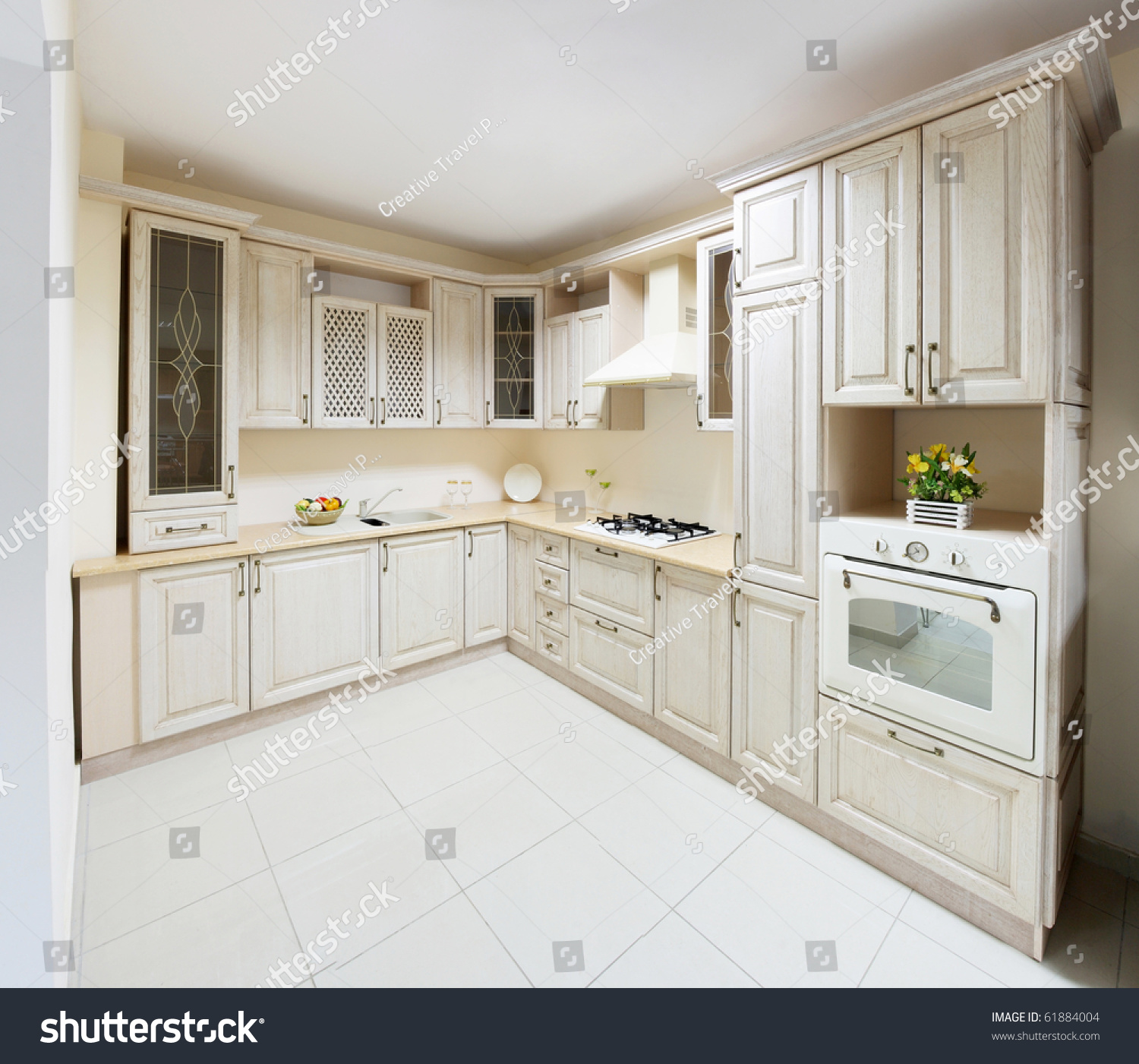 New Kitchen Room Modern Design Stock Photo (Edit Now) 61884004