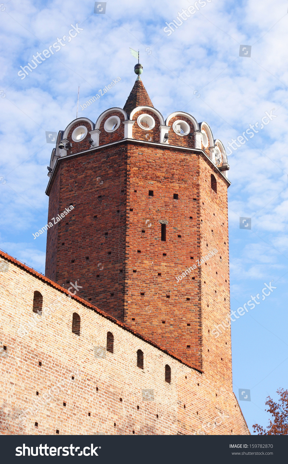 Oktagonal Tower Leczyca Medieval Castle Poland Stock Photo Edit Now 159782870