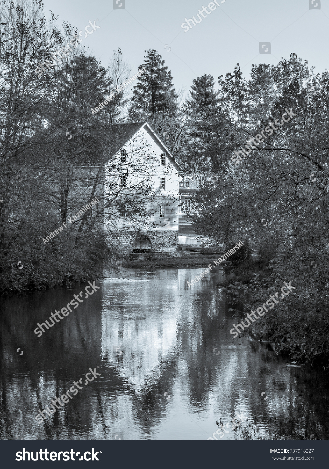 Old Gristmill Historic Walnford Upper Freehold Stock Photo Edit