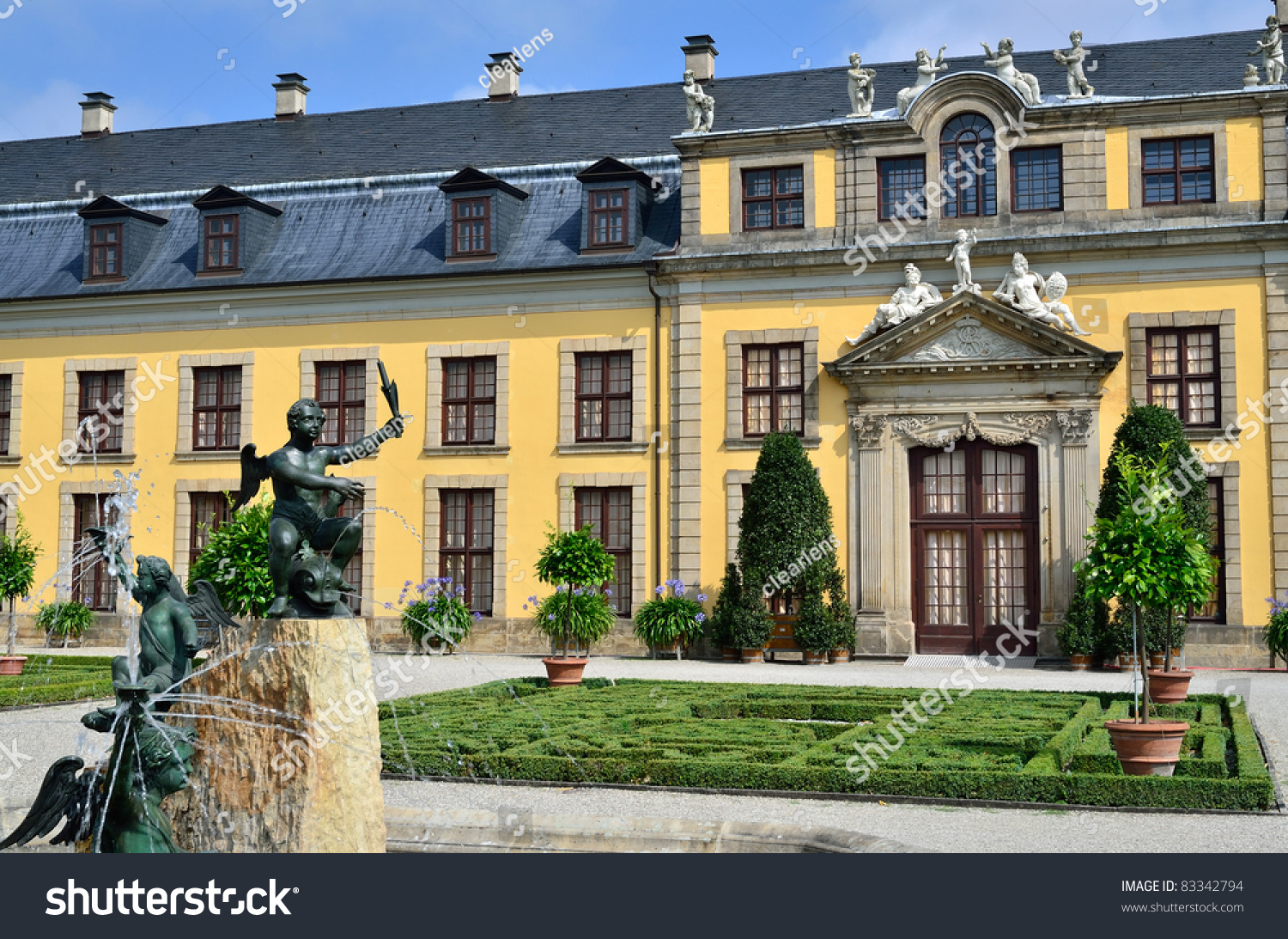 Palace Hannover Germany Buildings Landmarks Stock Image 83342794