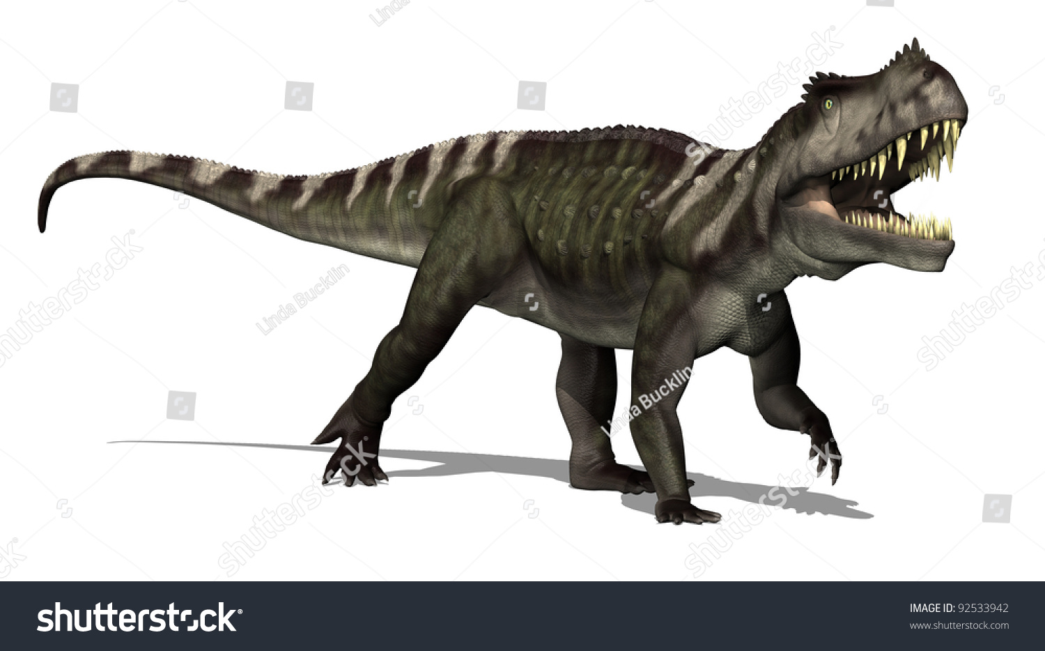 Prestosaurus Dinosaur Lived South America During Stock Illustration ...