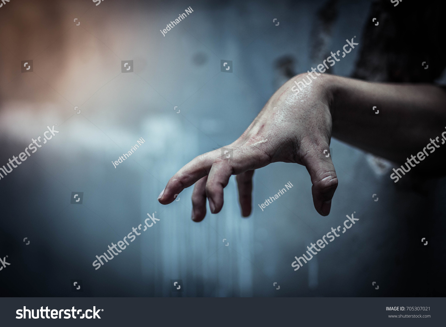 Prisoners Hand Confined Dungeon Stock Photo (Edit Now) 705307021