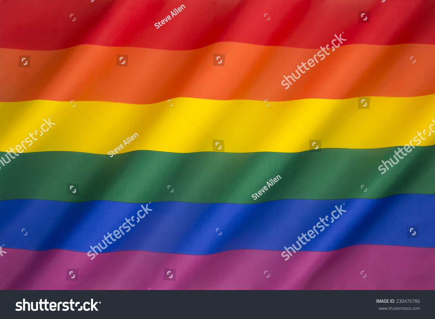 The Rainbow Flag, Commonly The Gay Pride Flag And Sometimes The Lgbt ...