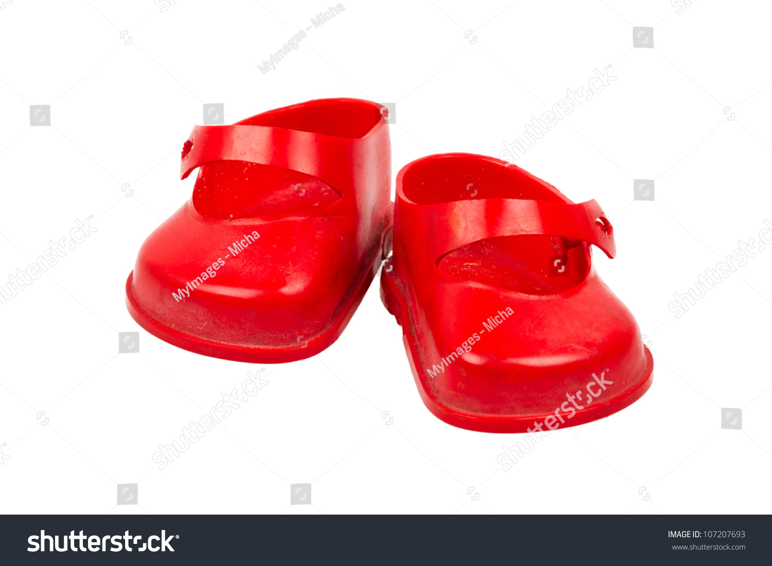red baby doll shoes