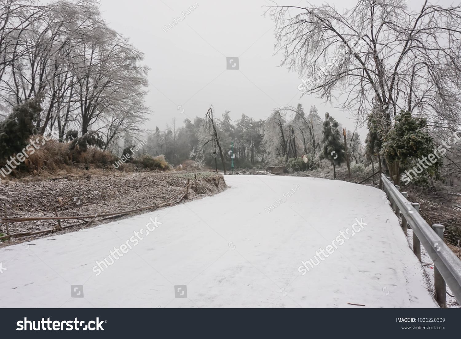 Road Covered Snow Zhangjiajie National Forest Stock Photo Edit Now Road Covered Snow Zhangjiajie National Forest Stock Photo Edit Now