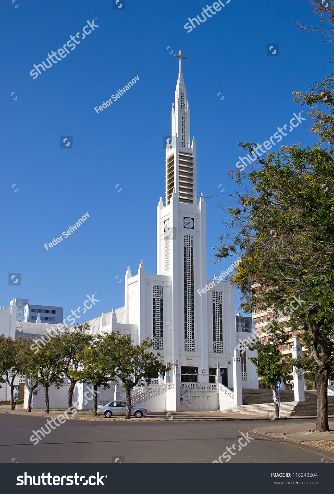 The Roman Catholic Cathedral In Maputo, Mozambique Stock Photo ...