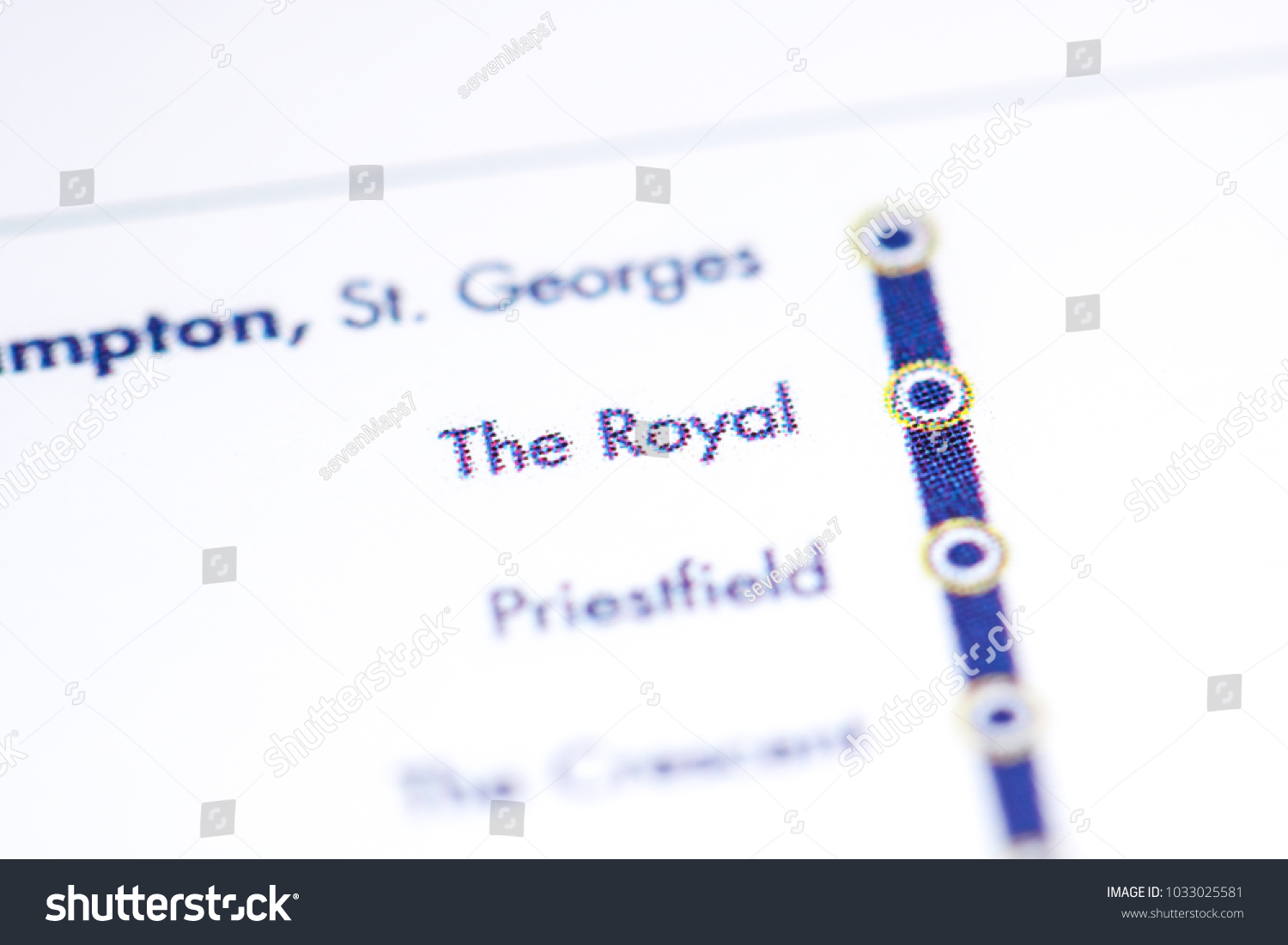 Royal Station Birmingham Metro Map Stock Photo Shutterstock