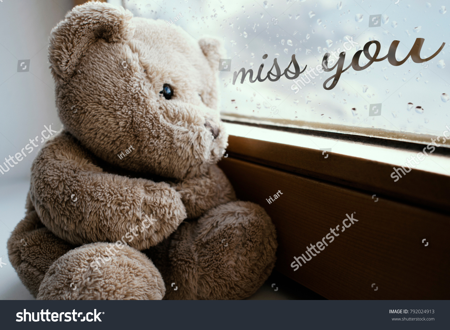 i miss you teddy bear