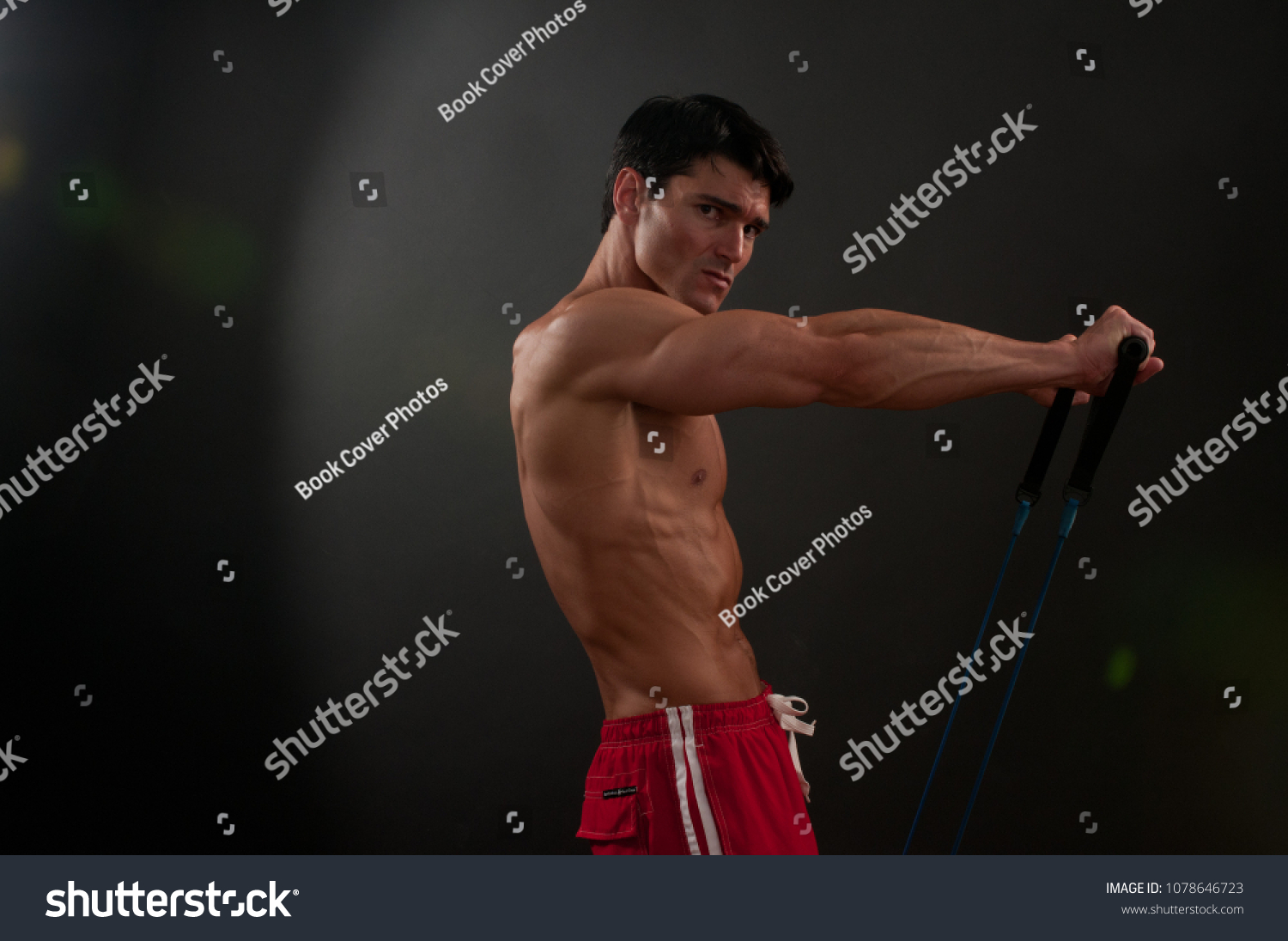 Sexy Man Does Big Workout Routine Stock Photo Edit Now