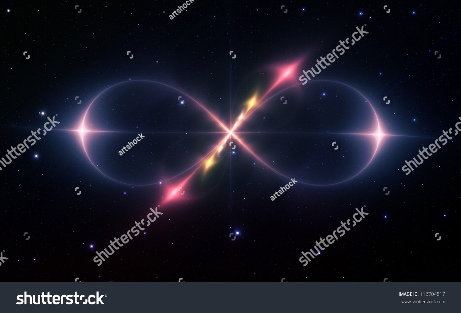 The Sign Of Infinity In The Space Stock Photo 112704817 : Shutterstock