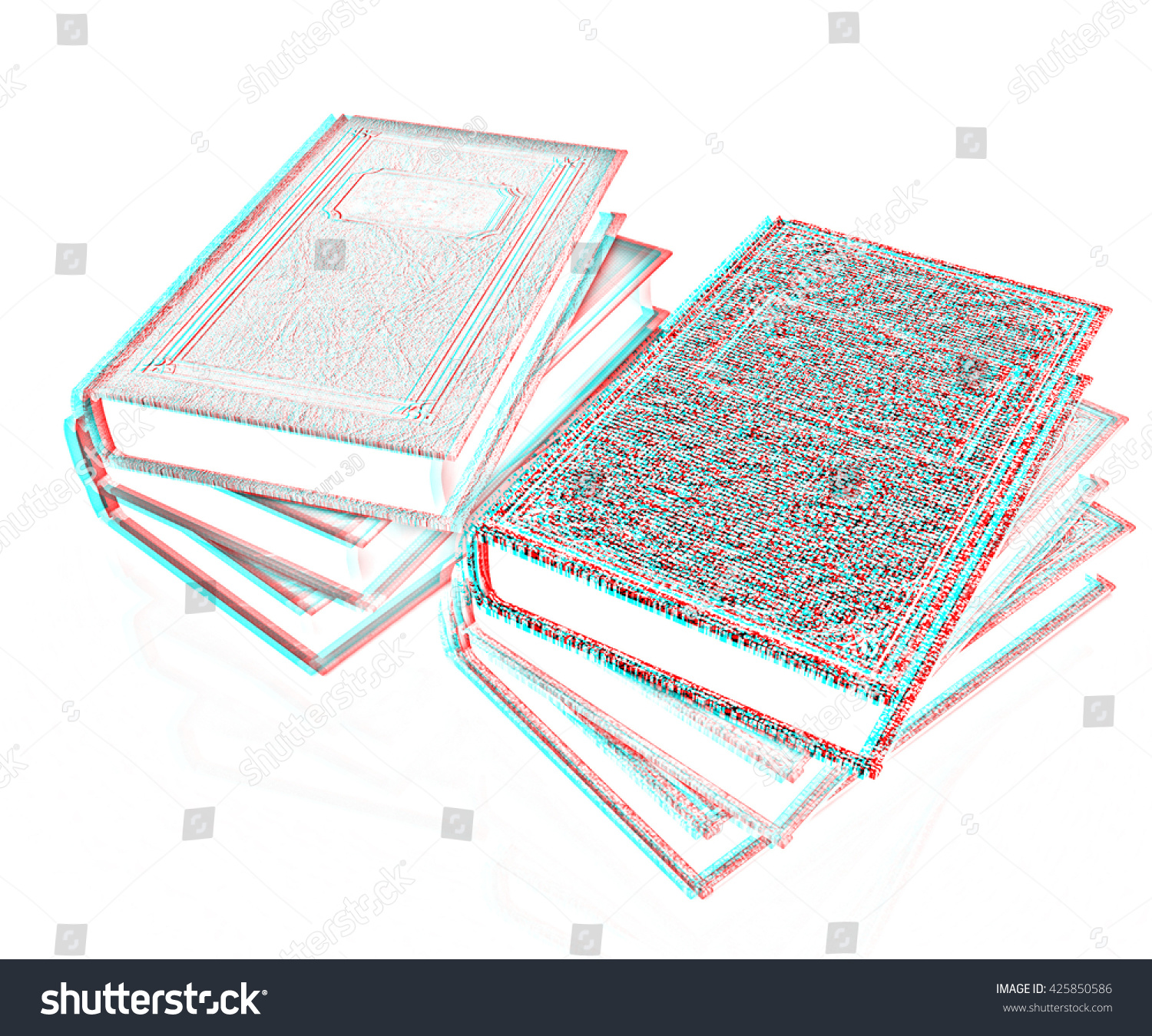 The stack of books on a white background pencil drawing ez canvas