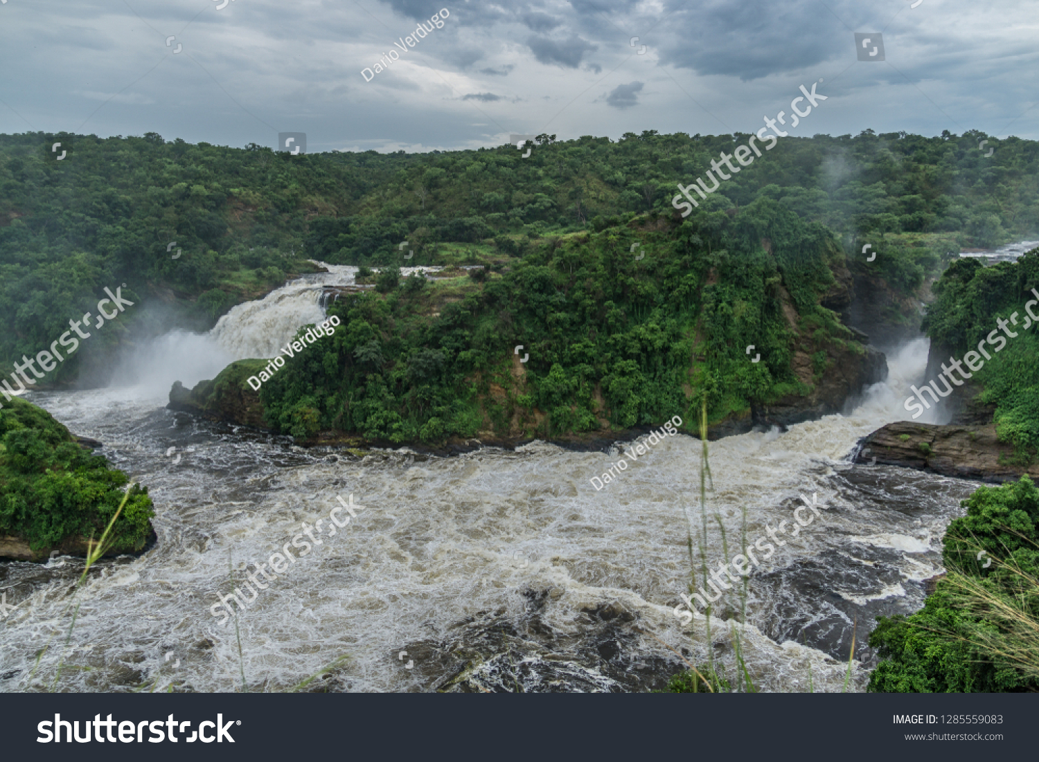 Waterfalls On Nile River Murchison Falls Stock Photo Edit Now 1285559083