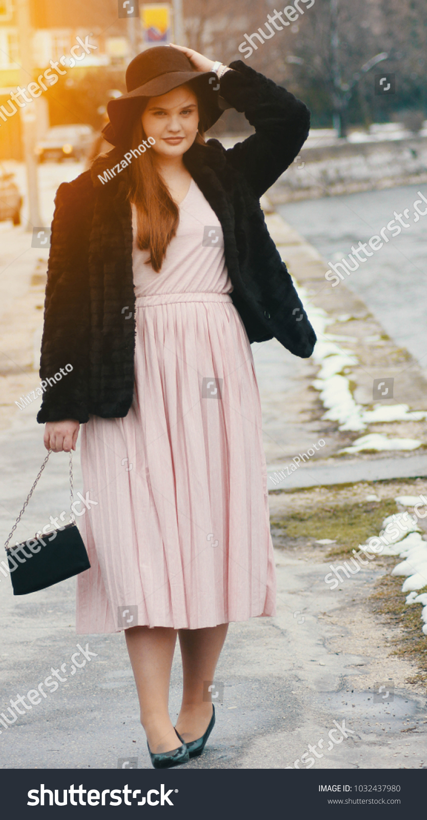 pink gown with jacket