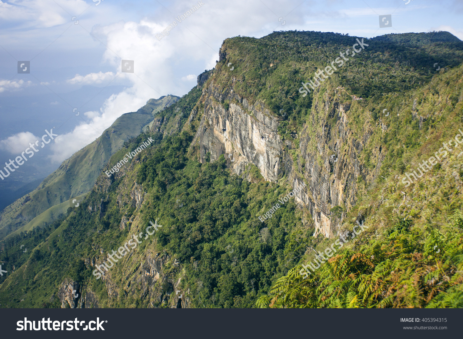 Worlds End Horton Plains National Park Stock Photo Edit Now