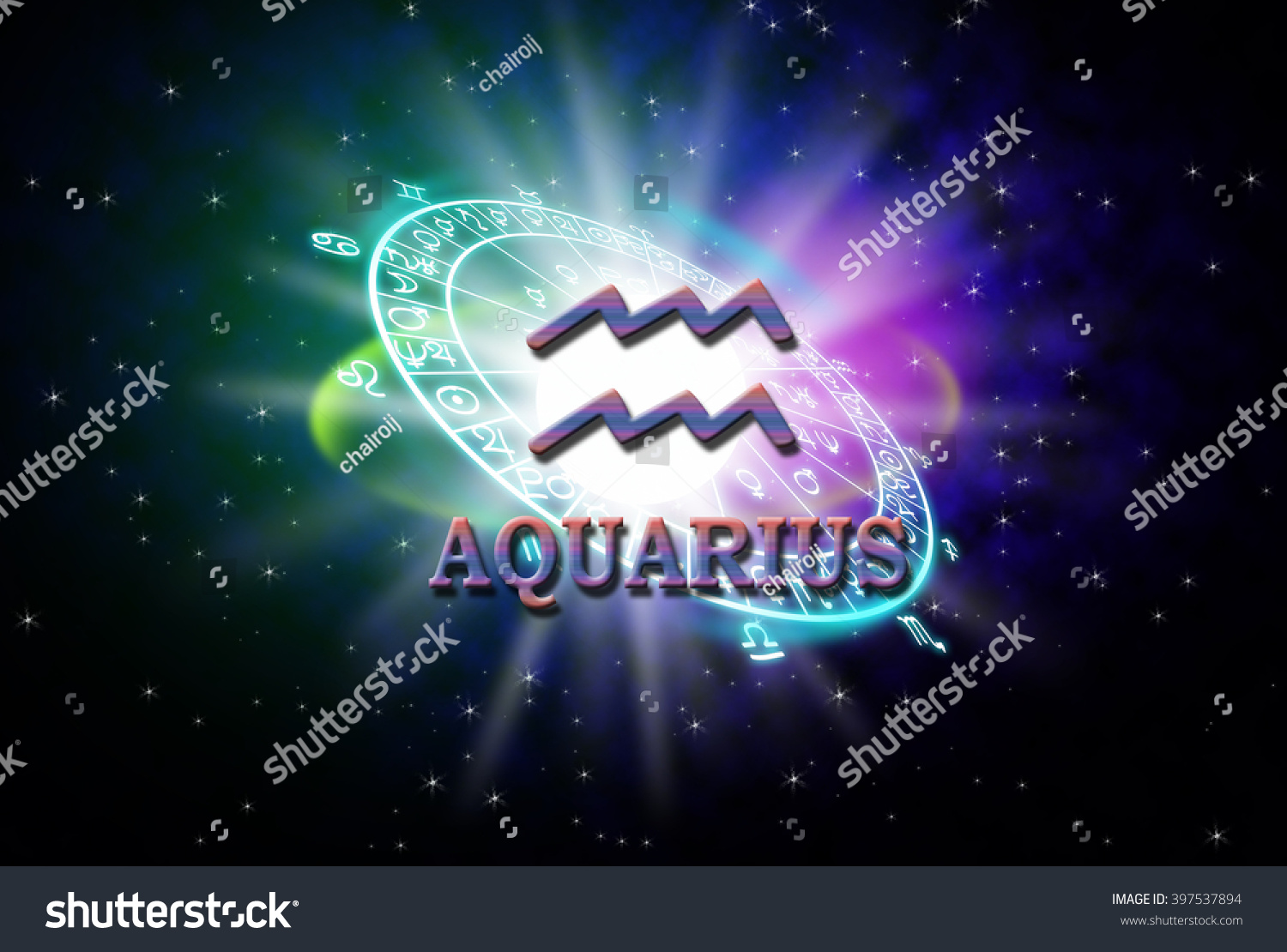 The Zodiac And Astrology Background. Stock Photo 397537894 : Shutterstock