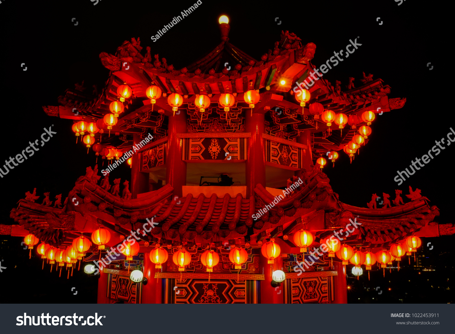 Thean Hou Temple Night One Largest Stock Photo 1022453911 | Shutterstock