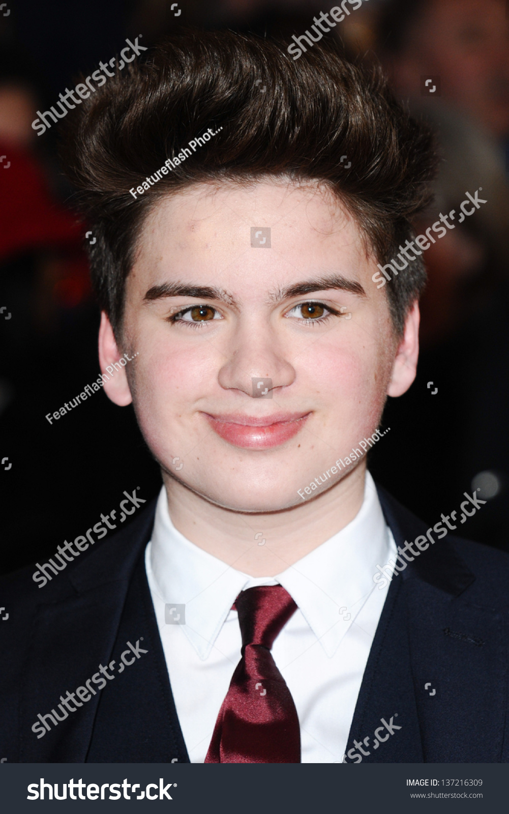 Theo Stevenson Arriving For The All Stars 3d Premiere, Vue West End ...