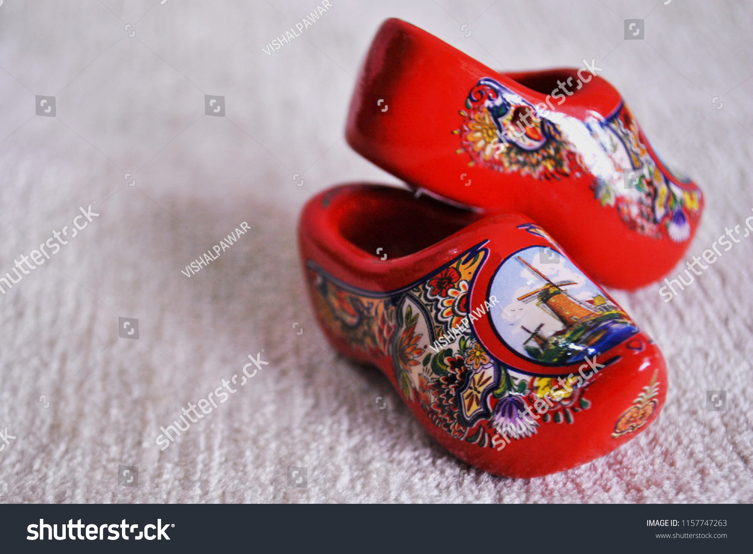 small wooden shoes