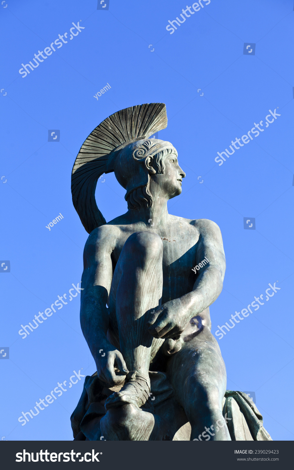 Theseus Statue At Athens Greece Stock Photo 239029423 : Shutterstock