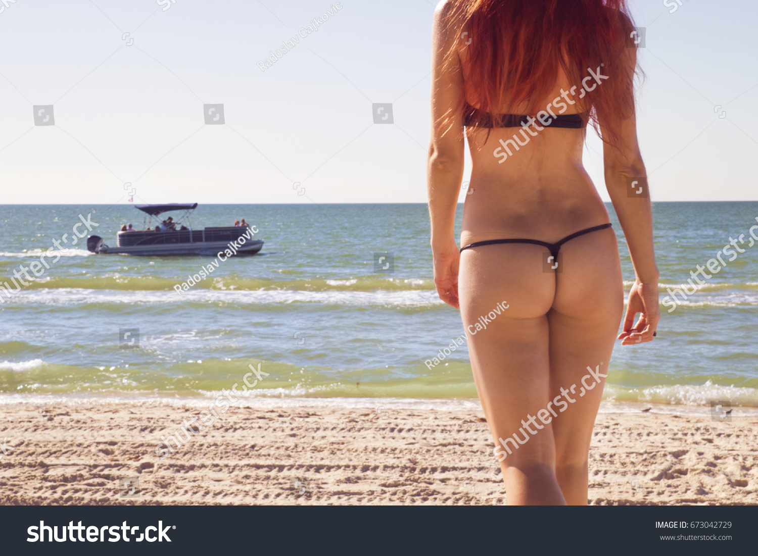 Hot girls in gstring on beach Thong Bikini Beach Girl Sexy Bum Stock Photo Edit Now 673042729