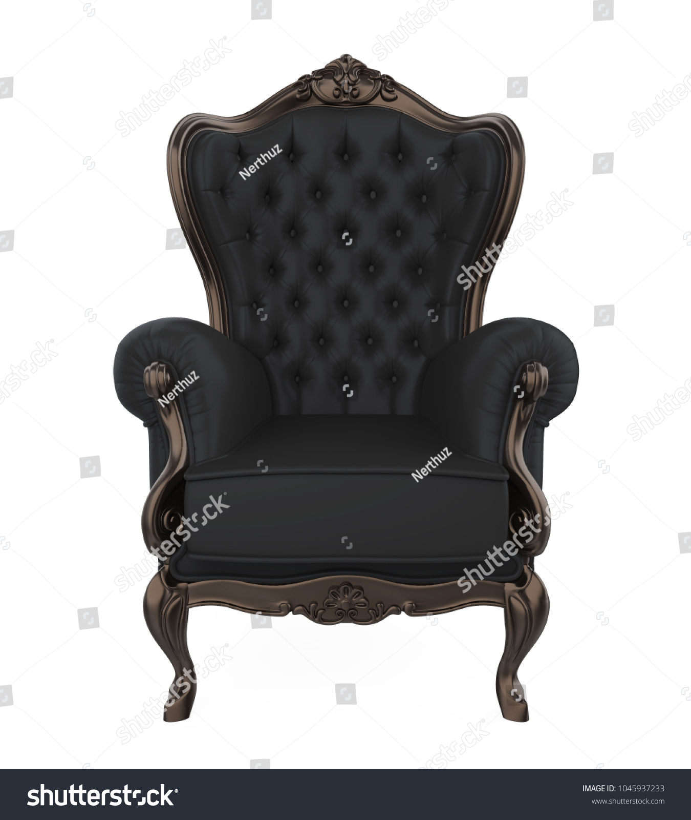 玉座の椅子 3dレンダリング のイラスト素材