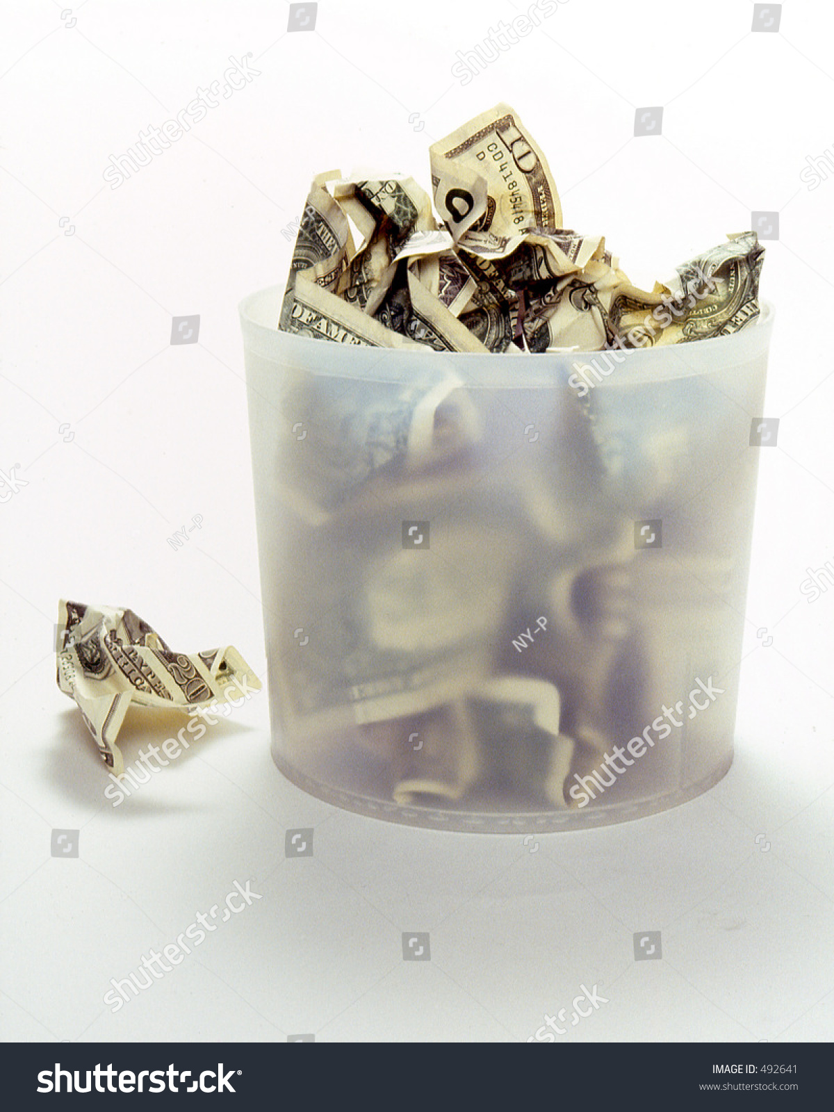 Throwing Money Away Stock Photo 492641 : Shutterstock