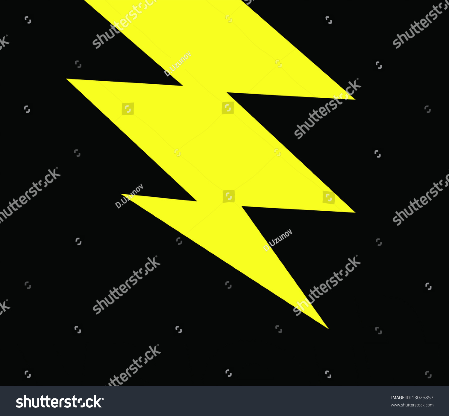 Thunder Illustration - 13025857 : Shutterstock