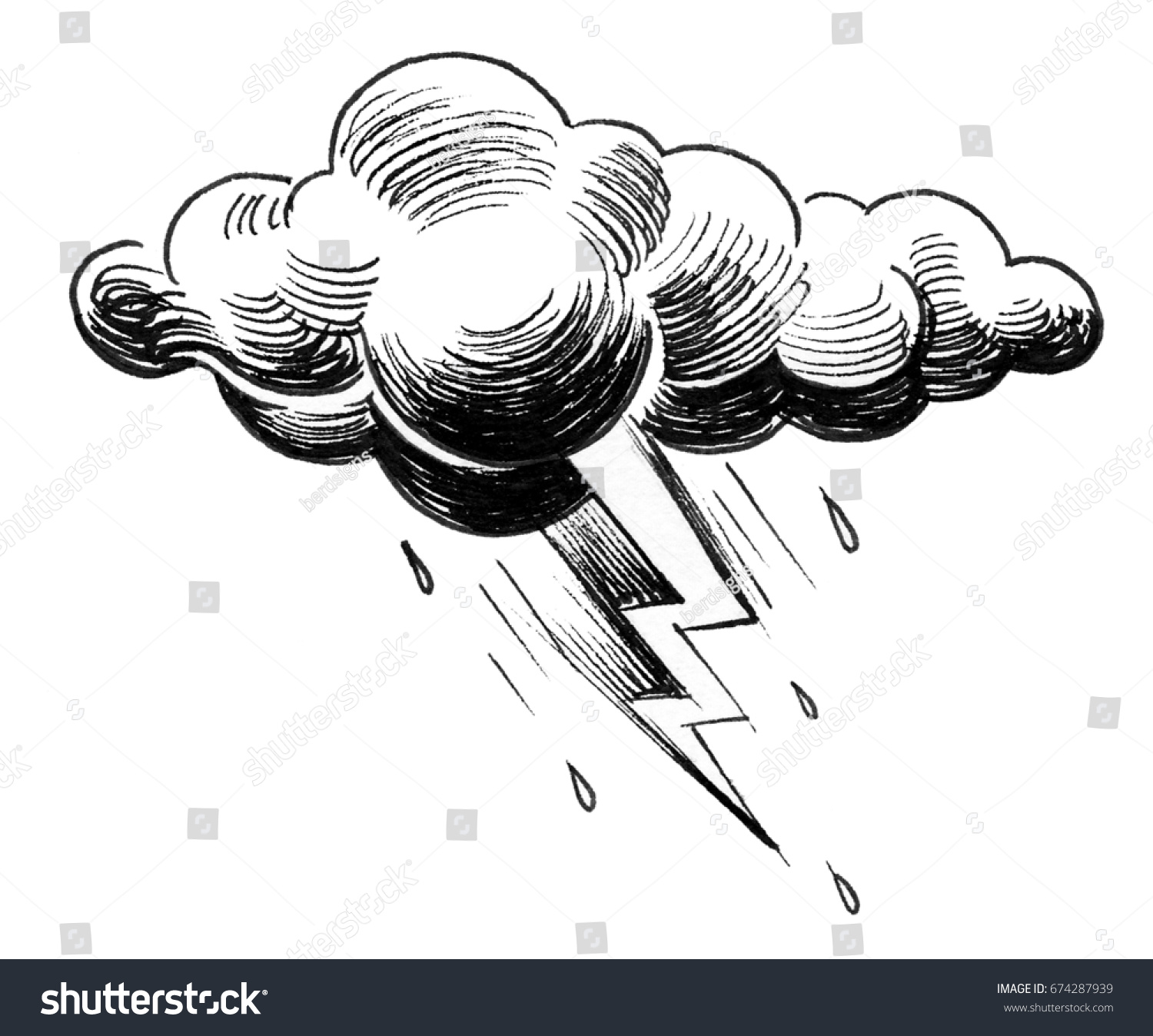 Storm drawing Images, Stock Photos & Vectors Shutterstock