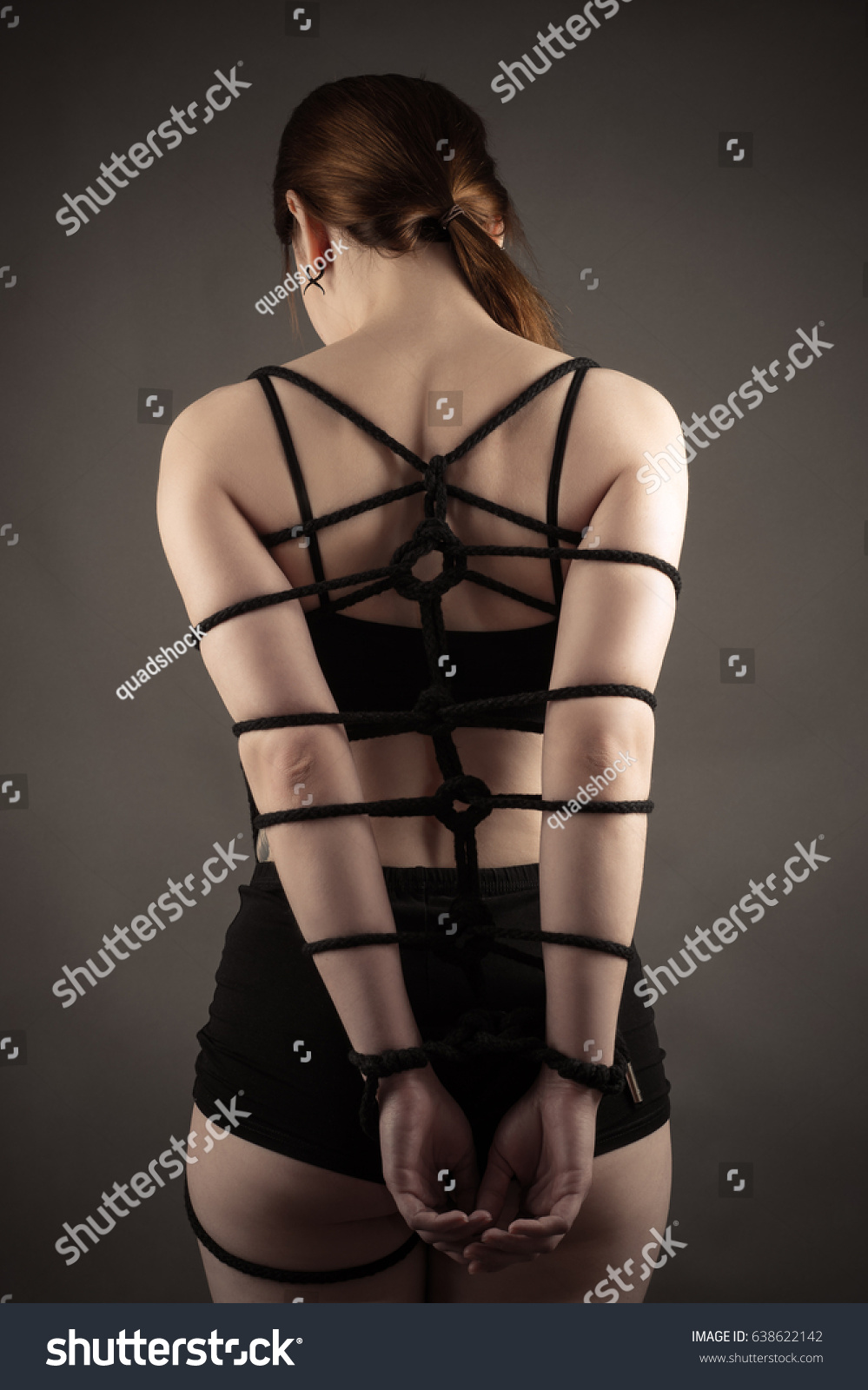 Sexy Woman In Bondage