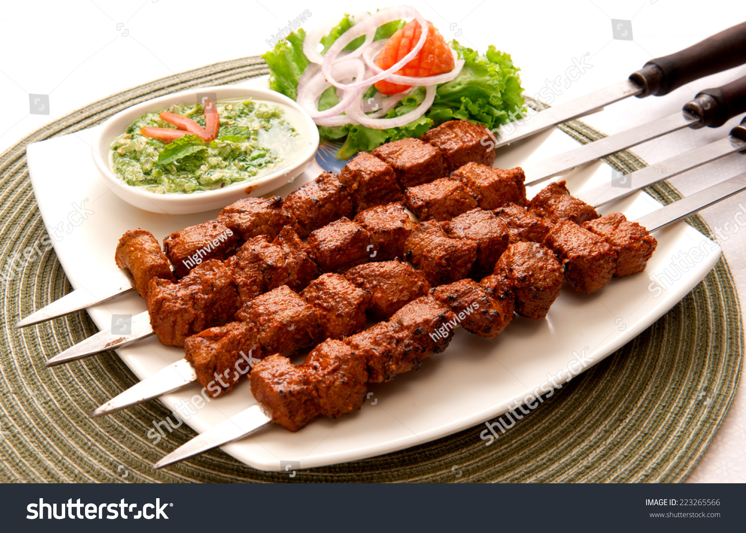 Tikka Boti-7 Stock Photo 223265566 : Shutterstock