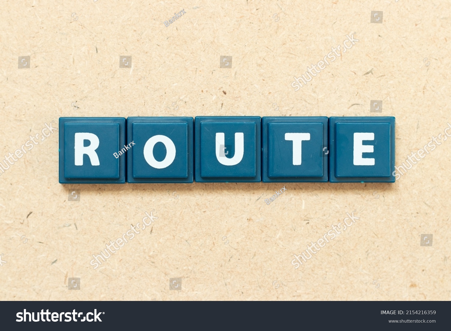 yellow-color-transportation-sign-with-word-route-on-white-background