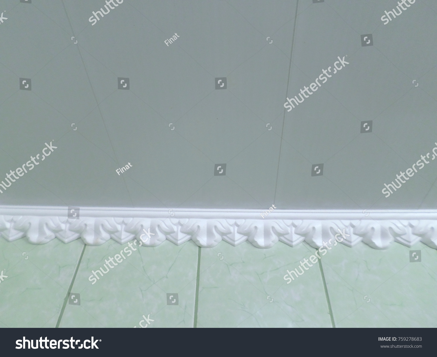 Tiles On Wall Ceiling Made Plastic Royalty Free Stock Image