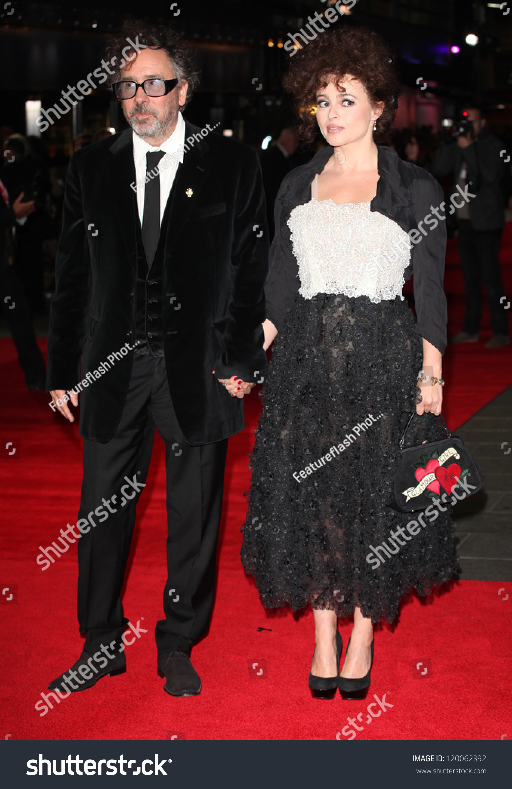 Tim Burton Helena Bonham Carter Premiere Stock Photo 120062392 ...