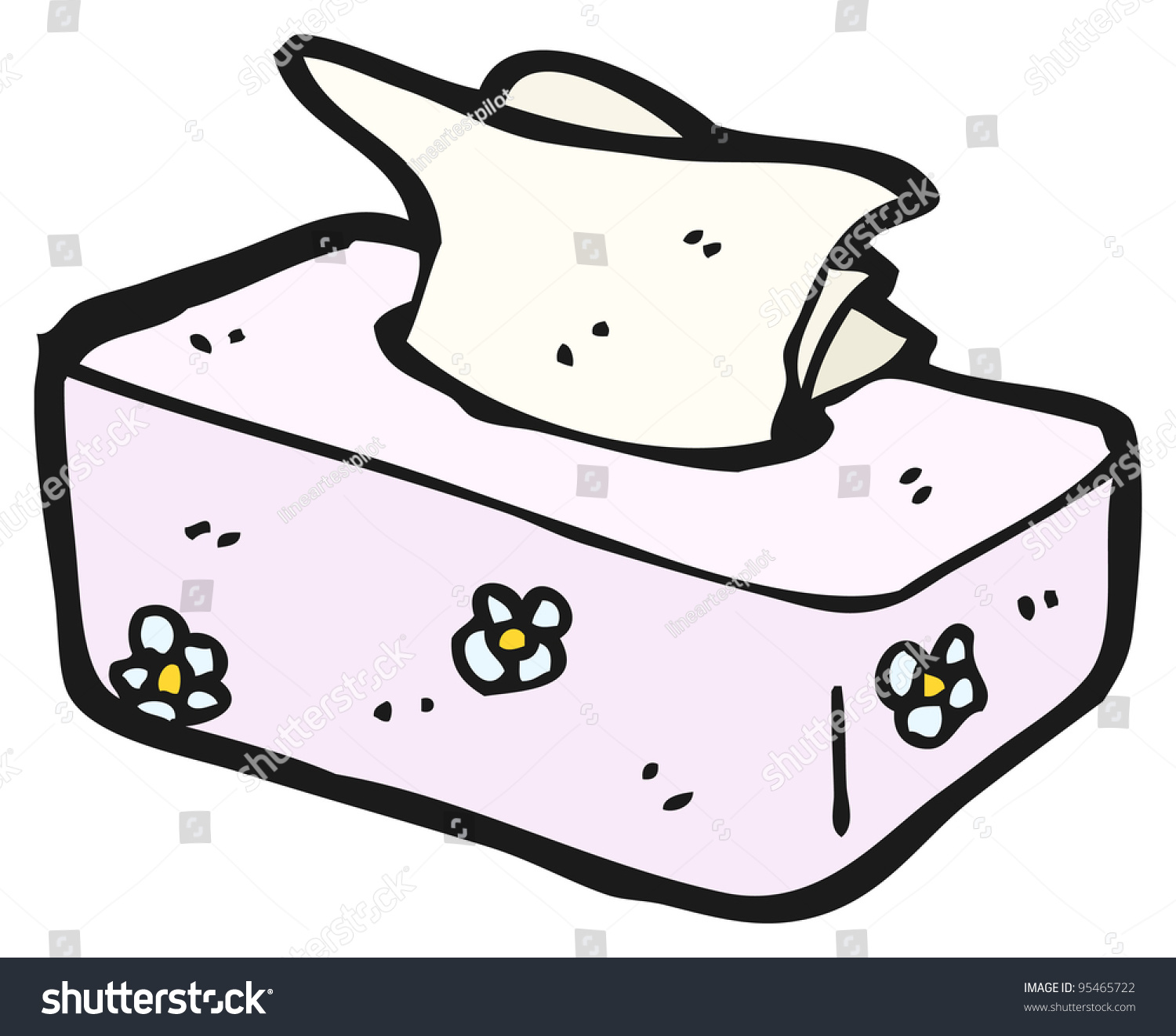 Tissue Cartoon Stock Photo 95465722 : Shutterstock