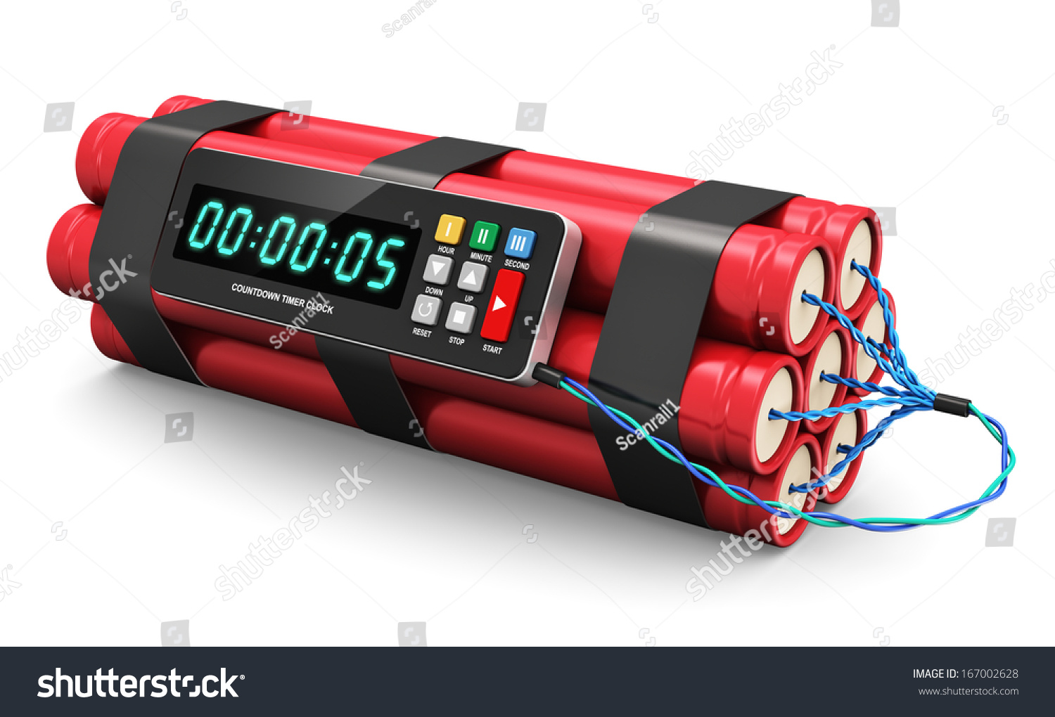 Tnt Time Bomb Explosive Digital Countdown Stock Illustration 167002628 - Shutterstock