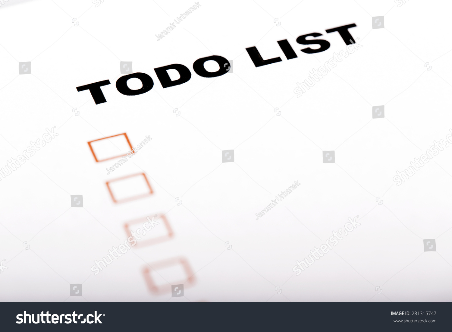 todo checklist