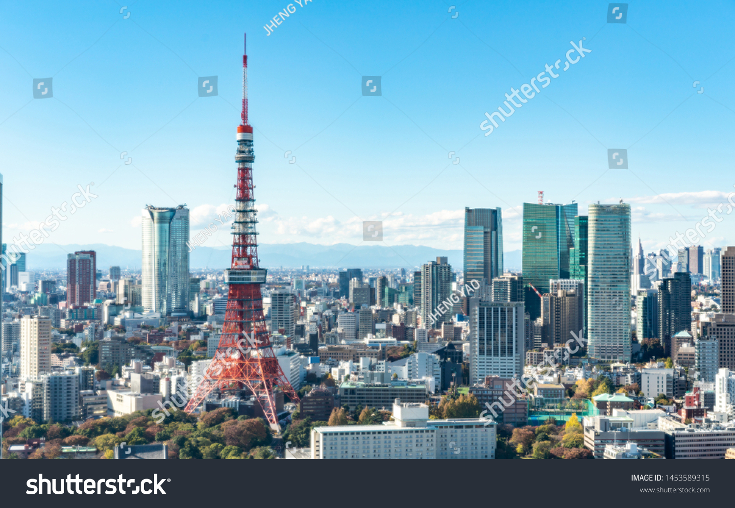 東京の町並み 六本木と港区の近代空撮 の写真素材 今すぐ編集